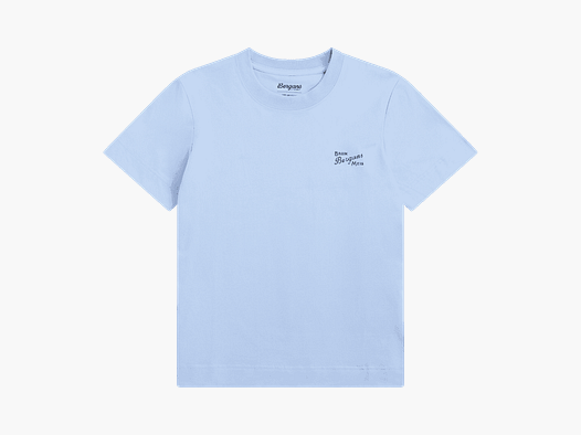 Bergans Graphic Cotton Tee Women Cool Blue/Navy Blue Bruk Bergans M