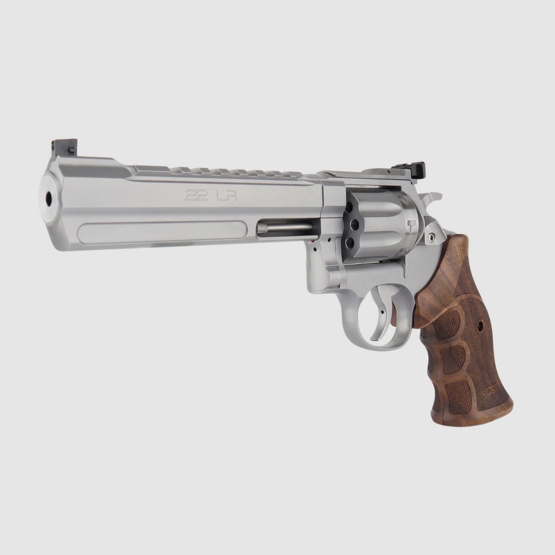  SPOHR 286 Competition Stainless .22lr 6 cali Revolwer Wyprodukowano w Niemczech, zdjęcie 8 z 12