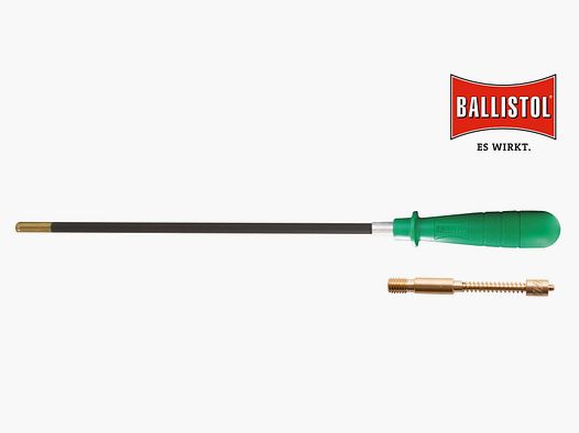 Ballistol carbon reinigingsstaaf kort met accessoires, Ø 7 mm (M5 interne schroefdraad)