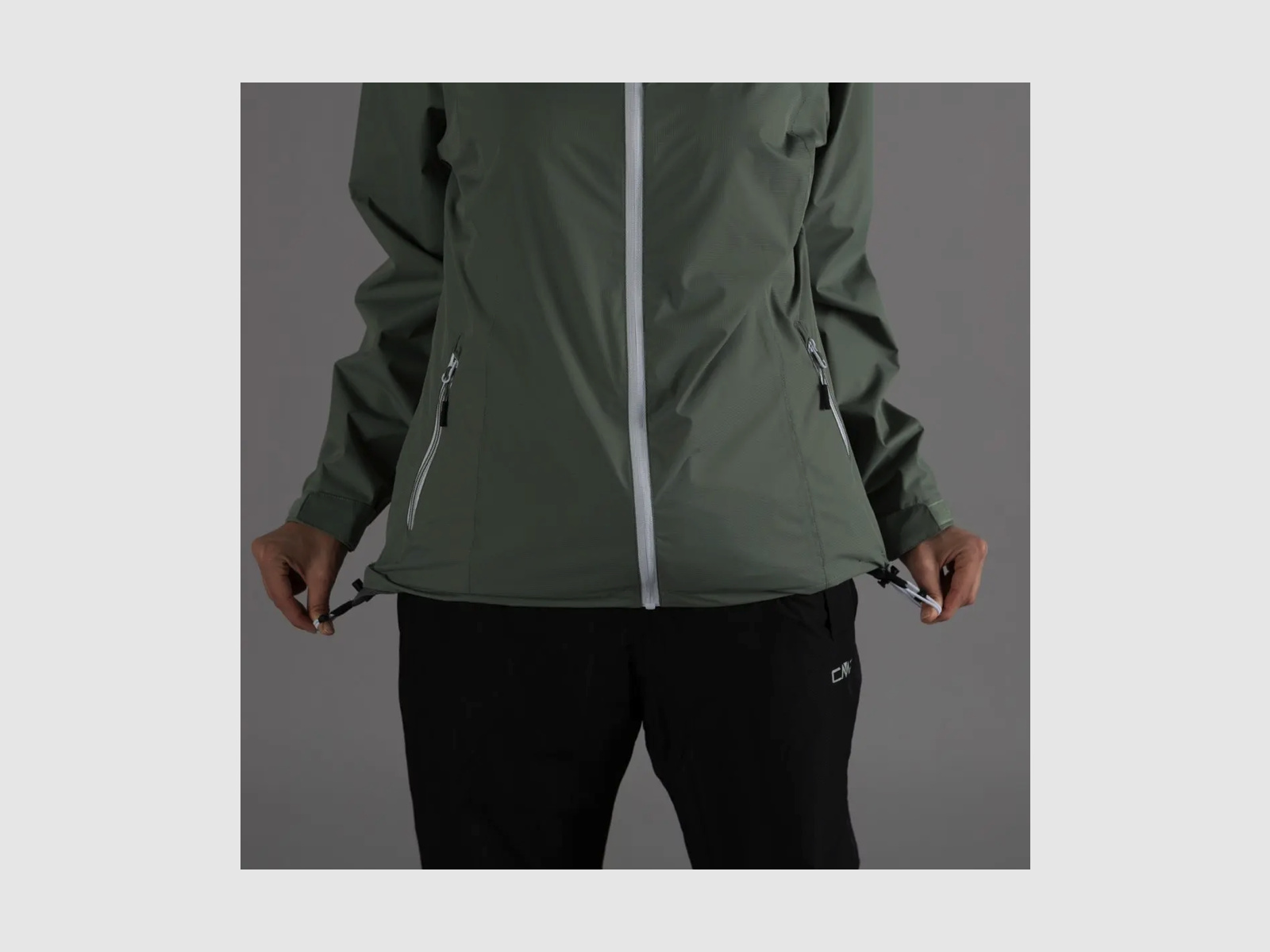 CMP Wasserdichte Damenjacke aus Ripstop Salvia