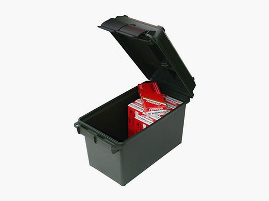 Caja de municiones MTM AC50C-11 verde bosque estilo militar
