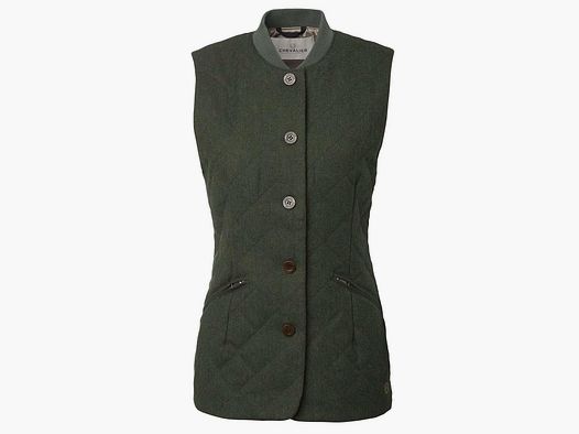 Chevalier Weste Tweed Allington Dark Green