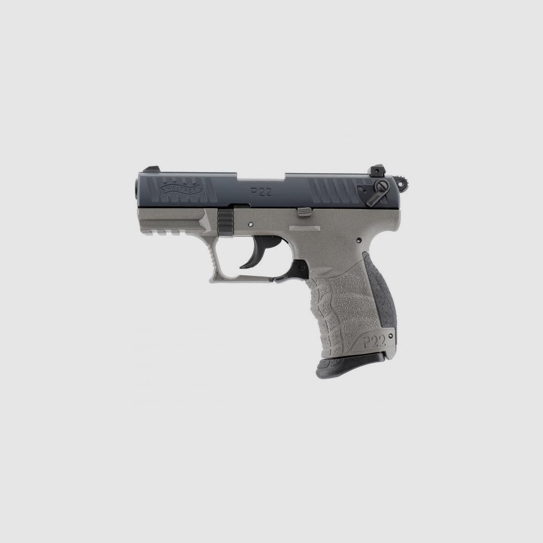 Walther P22Q 9mm P.A.K., Meteor Gray blank firing