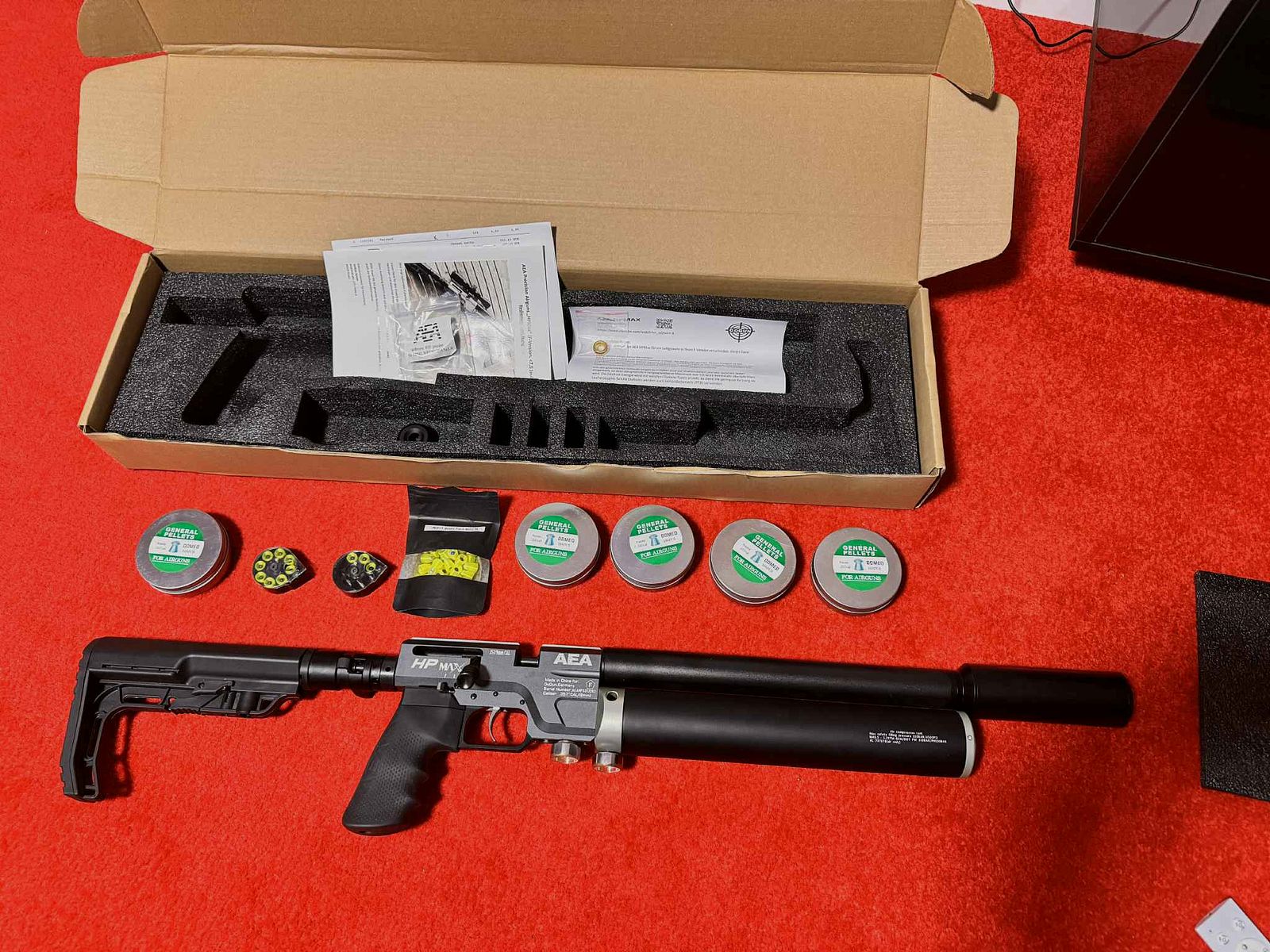 rápidamente sin usar AEA HPMax F-Serie MK1 (7,5 julios) calibre .35 / 9mm