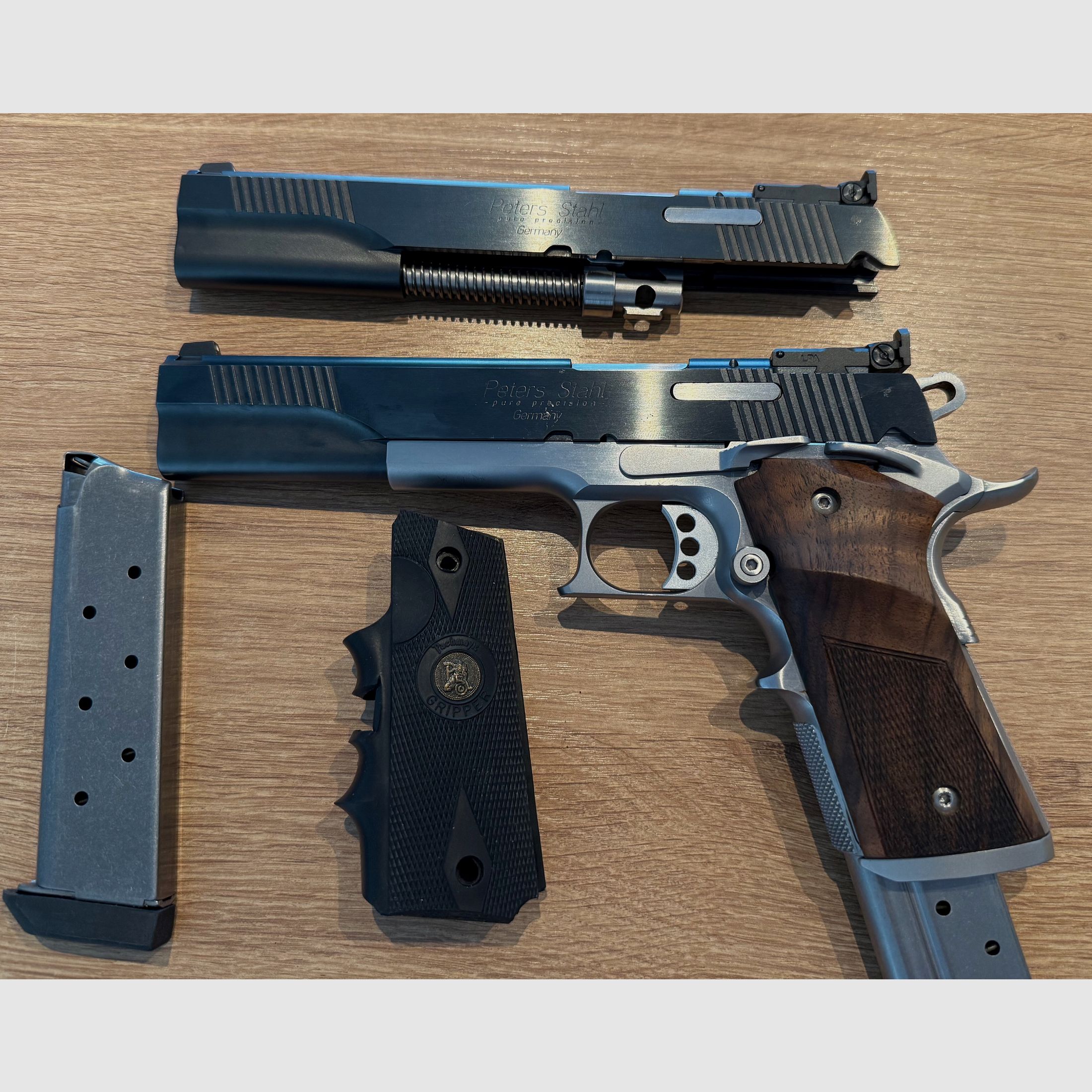 Peters Stahl Multicaliber 6“ en calibre .45ACP & échange 9mm Para