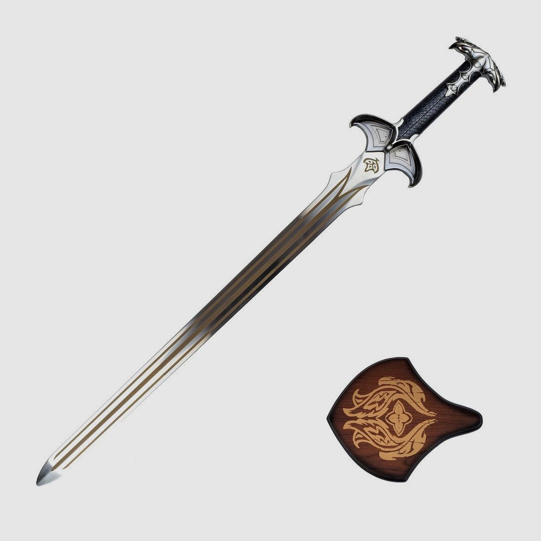 Schwert Bard der Bogenschütze in Silber