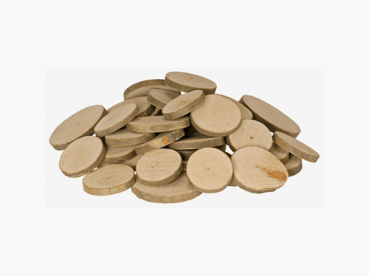 Naturholzscheiben rund (1 kg)