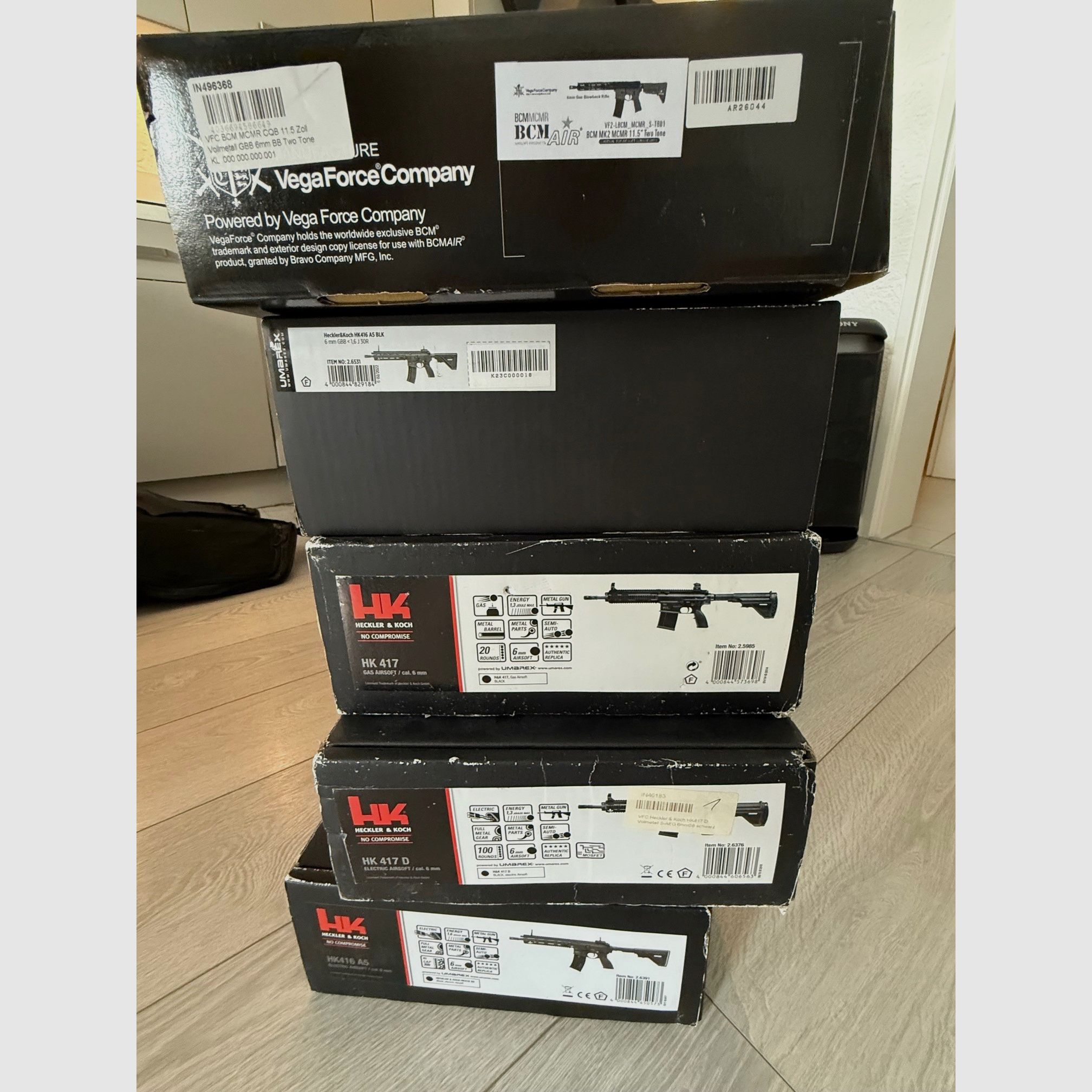 Airsoft Sammlung komplett zu Verkaufen, 6 Gewehre & 5 Pistolen sowie Zubehör ohne Ende        ALLES KOMPLETT NEU