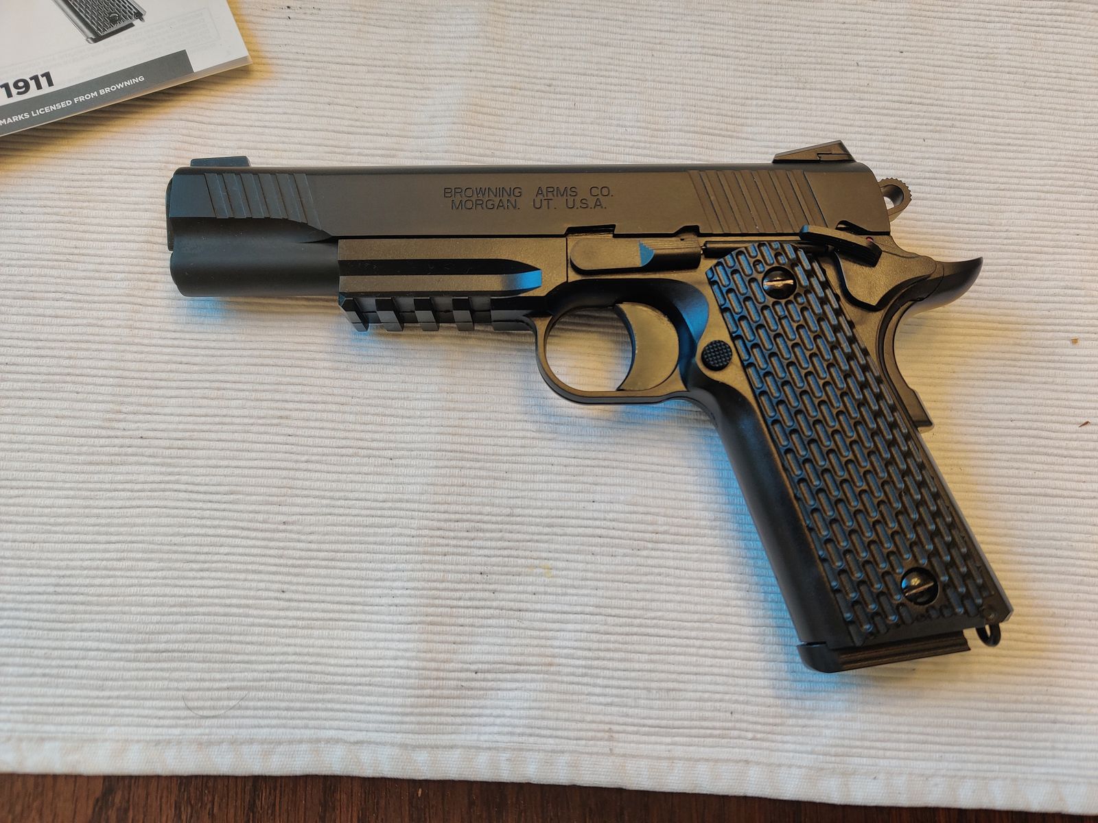 Browning 1911 Airsoft Metalen Slide 0,5 J NIEUW 2 Jaar Garantie