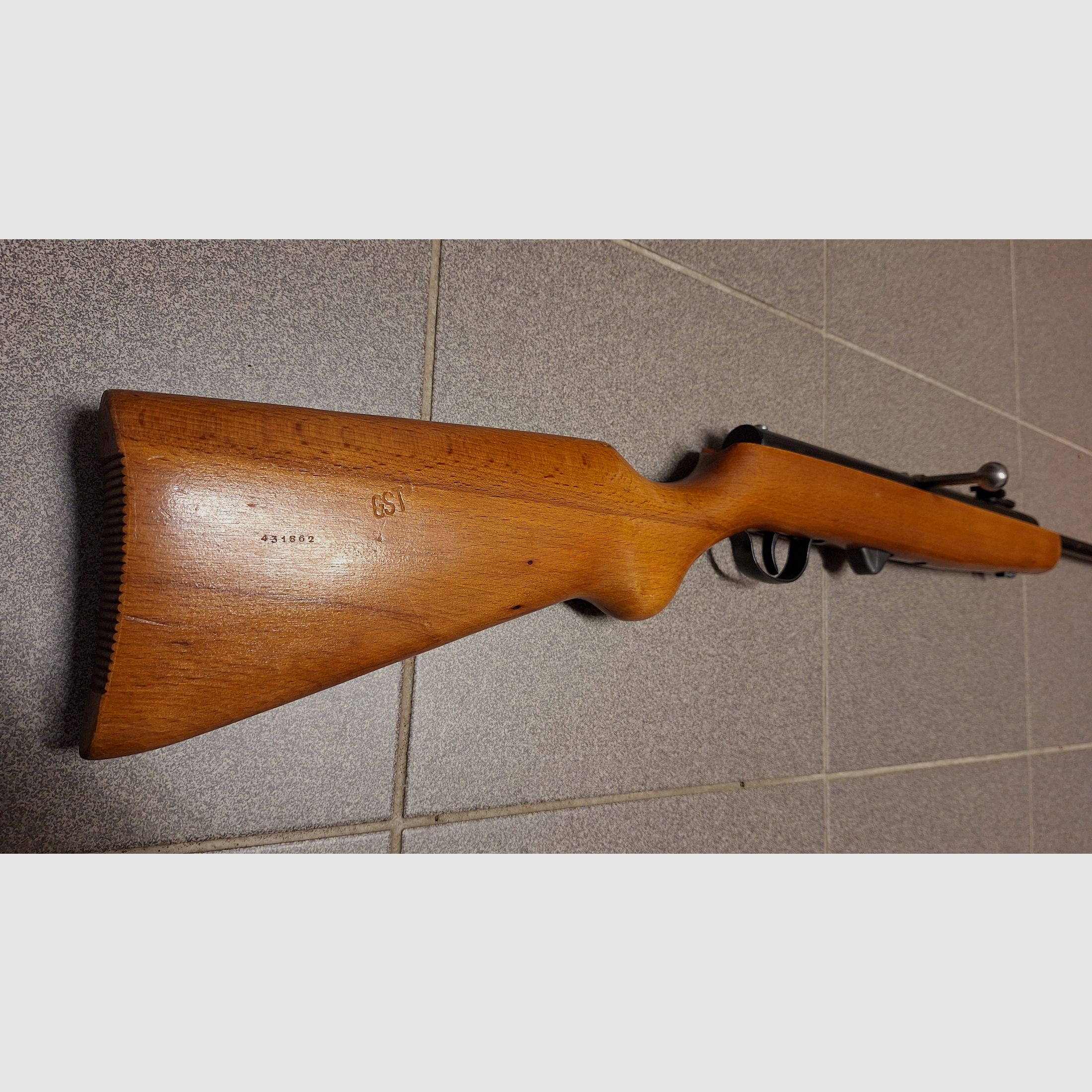 Haenel Suhl 310 DDR-GST Luftgewehr mit Magazin!