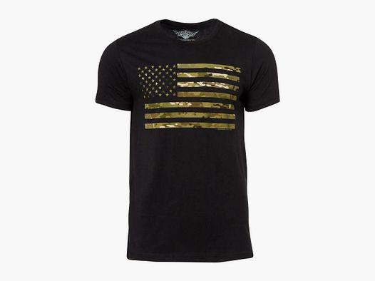 7.62 Design 7.62 Design T-Shirt Camo Flag Multicam schwarz