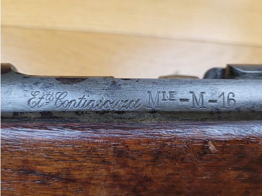 Beau mousqueton Berthier modèle 1916 – Continsouza – 8×51 Lebel Monomatricule de Sept. 1918 – bretelle – Top au stand – TBE+