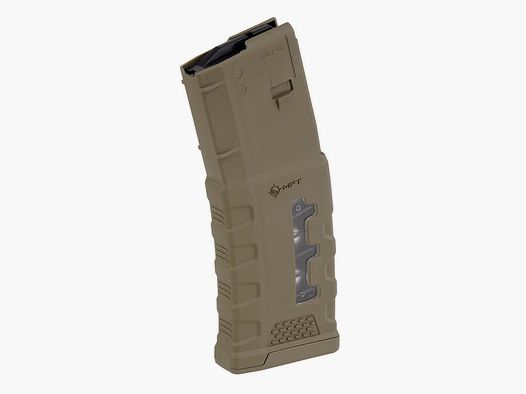 MFT – polymer magazine with window for AR-15, FDE color, cal. 5.56 mm x 45 NATO/.223 Rem