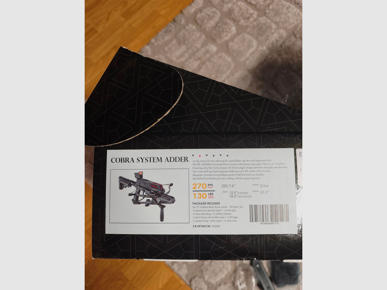 Cobra Adder R9 als nieuw