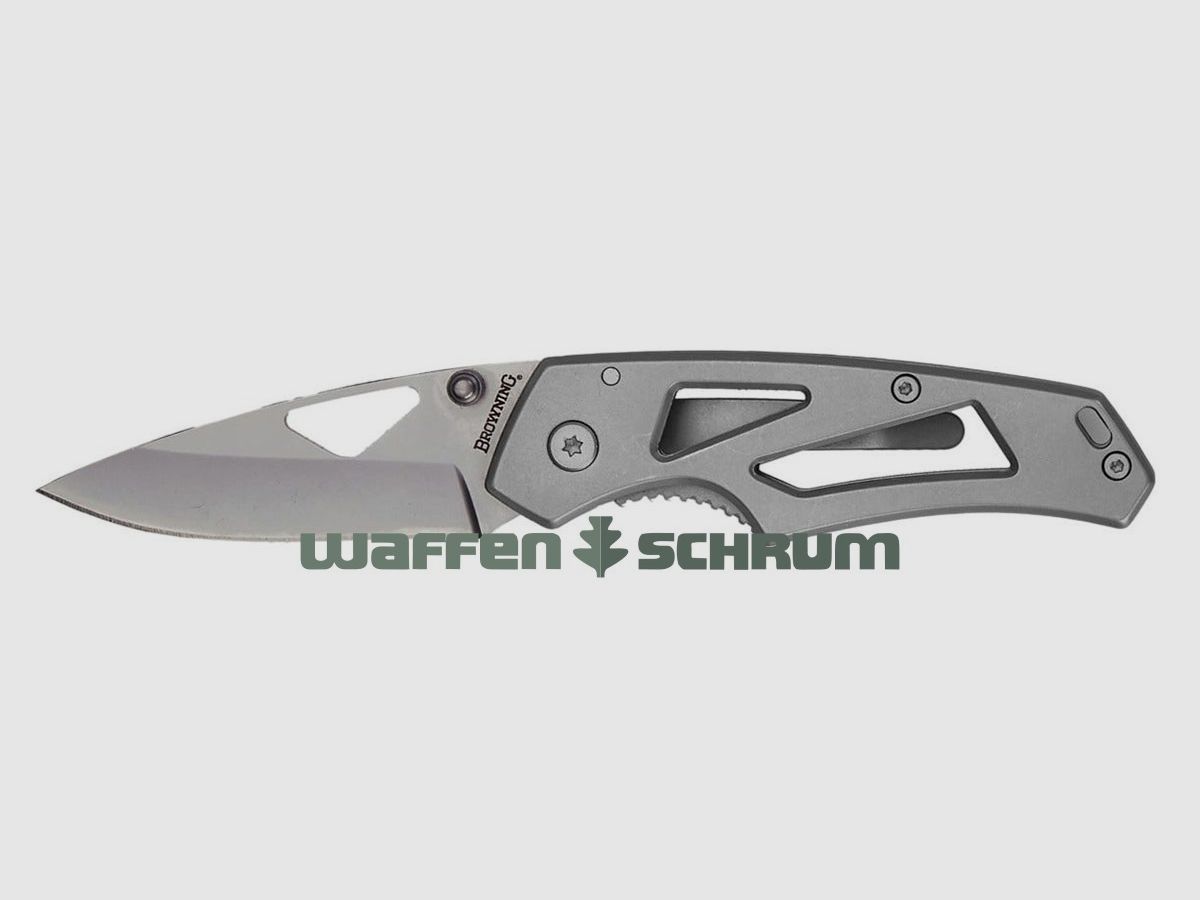 Browning Klappmesser Alpha Folding   Silver