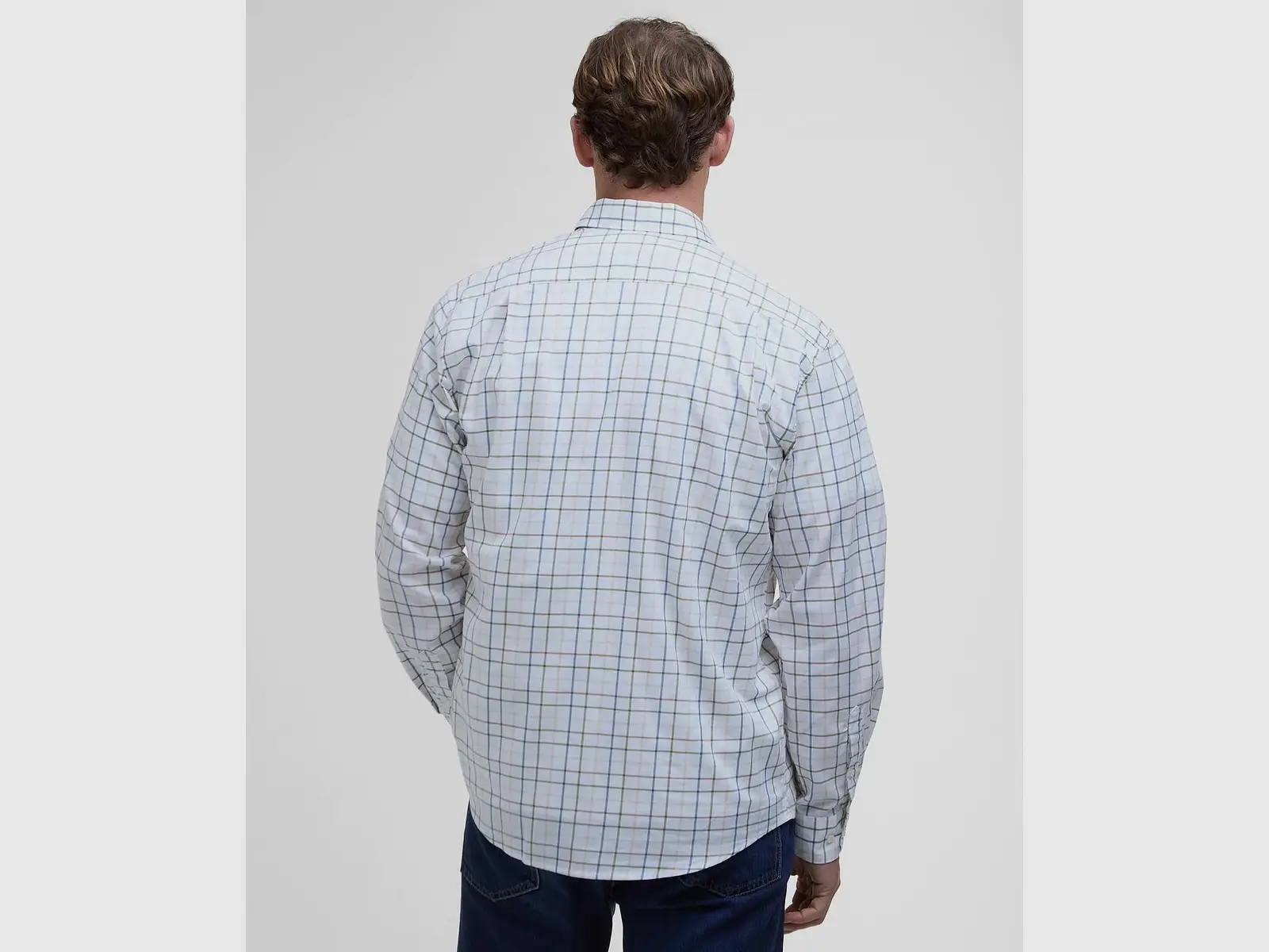 Barbour Caswell Tattersall Regular Fit Hemd, Kieferngrün, Bild 2 von 6