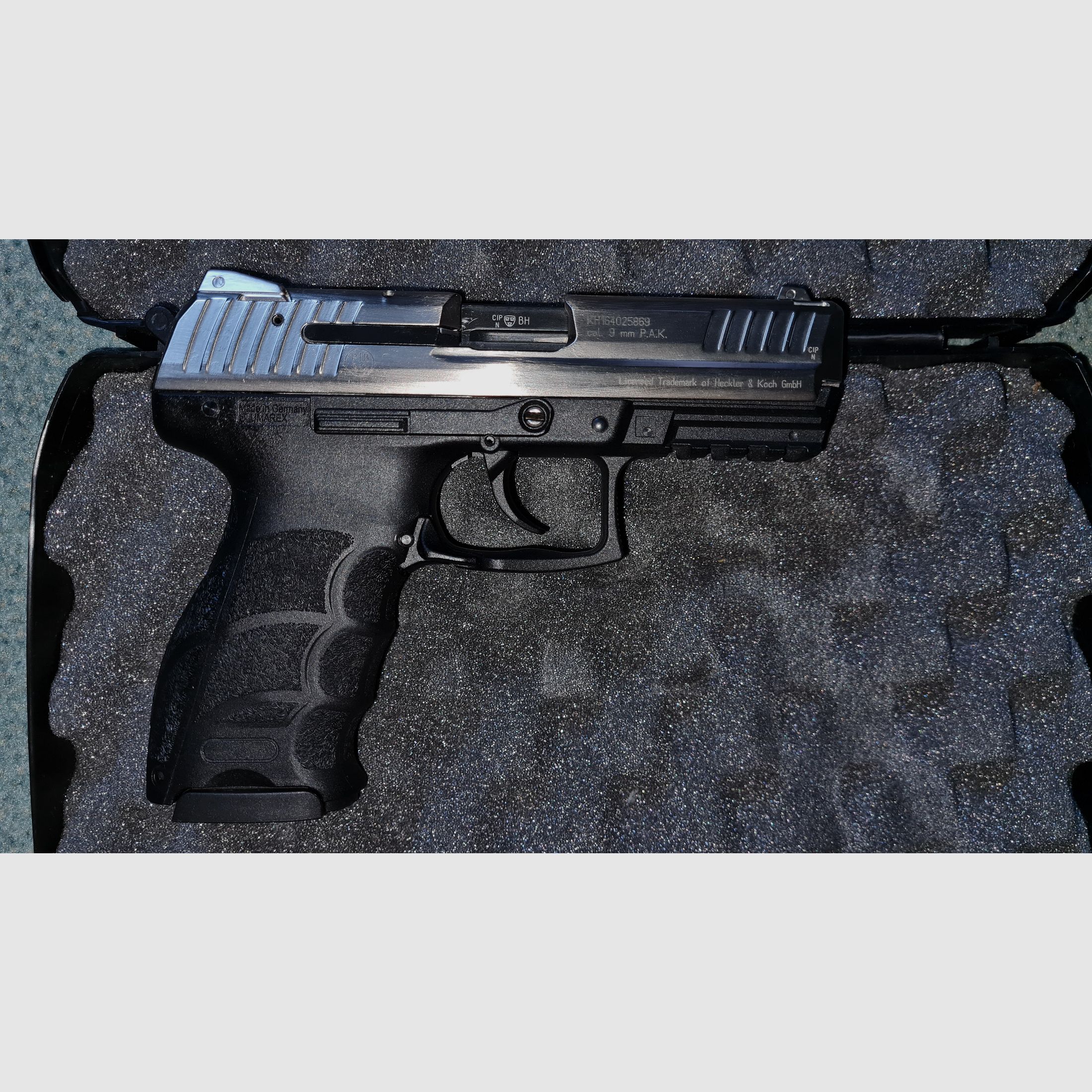 H&K P30 Chrome - 9mm PAK