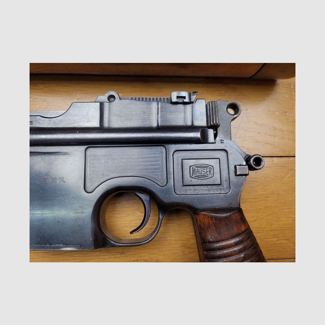 Raro Pistolet Mauser C96 modelo 1930 – Fabricación de Mauser para la Revolución China – Funda de culata Mauser original – 10 disparos en calibre 7,63 Mauser – ¡Una pieza simplemente magnífica!, imagen 4 de 22