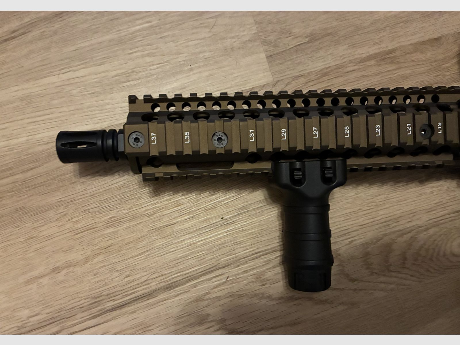 Lancer MK18 Gen3 New Version w/ ETU Full Metal (S)AEG, Negro/Bronce