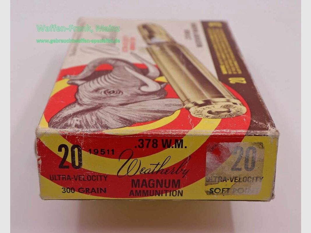 Weatherby - USA Büchsenpatronen .378WBY.Mag