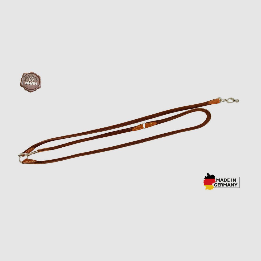 AKAH shoulder strap made of yak leather suede