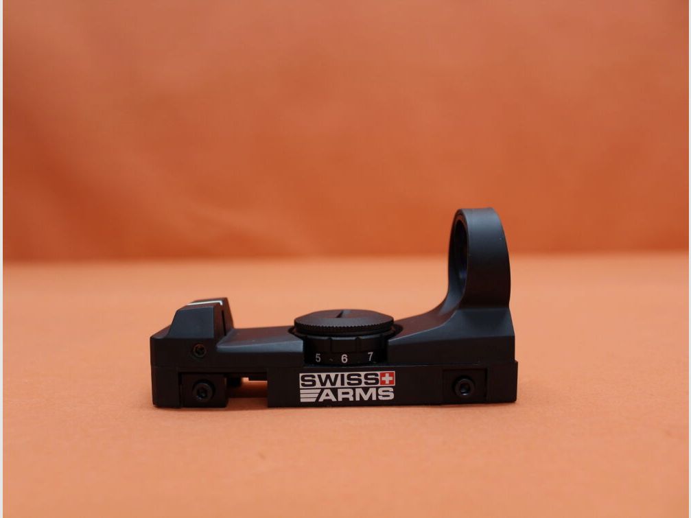 Swiss Arms Swiss Arms Red Dot Sight Visor de punto rojo de polímero para perfil Weaver/Picatinny