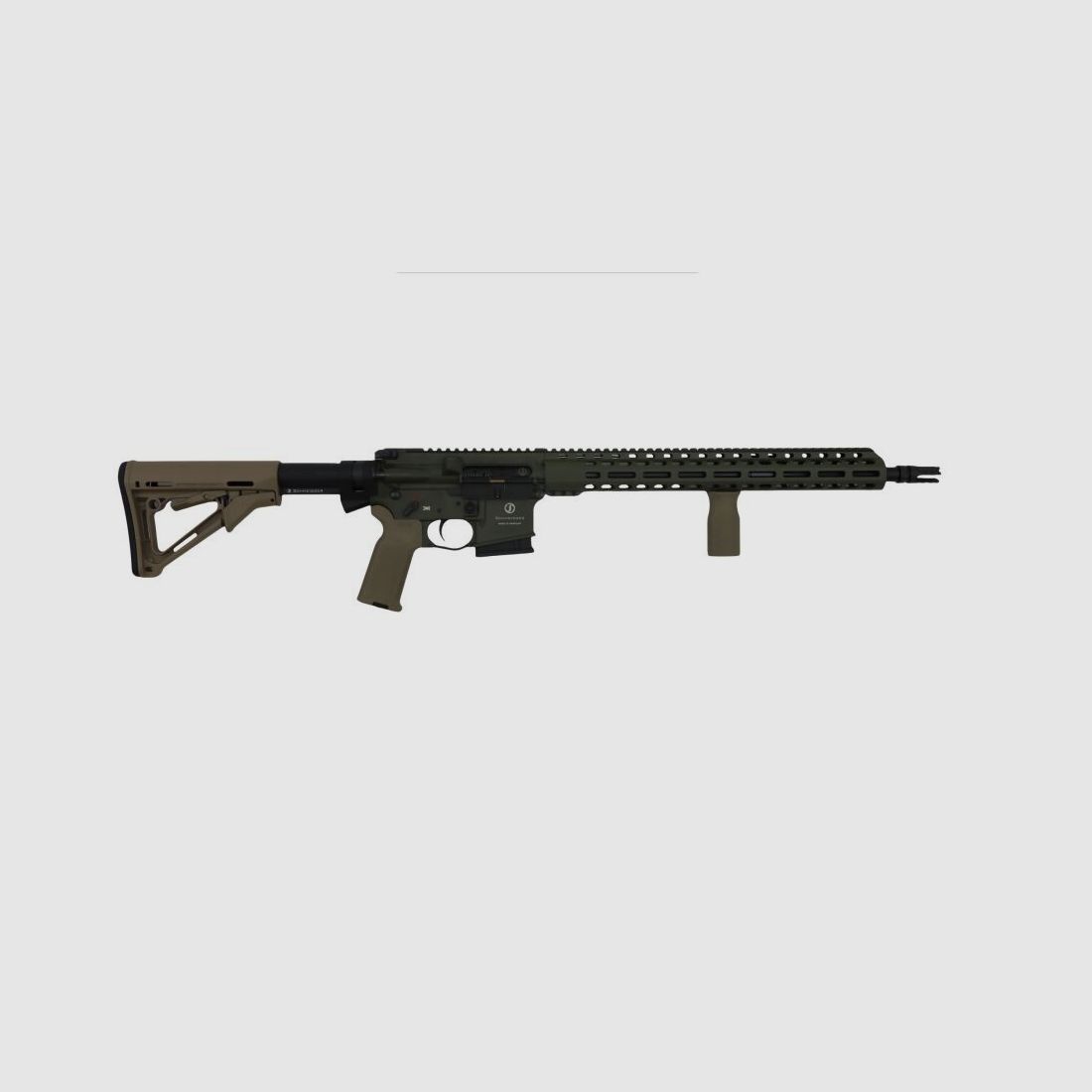 Schmeisser AR15 M5FL 16,75'' modelo especial Magpul OD GREEN / FDE