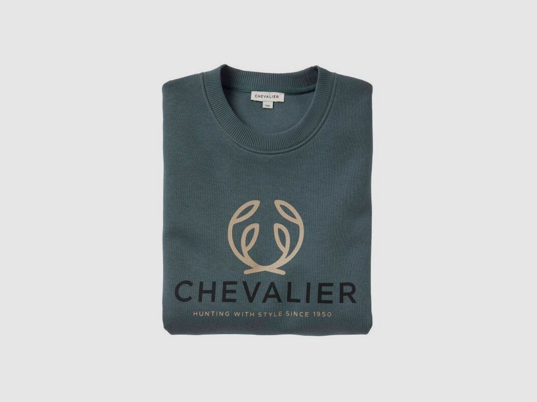 Chevalier Herren Logo Sweatshirt Stormy Blau