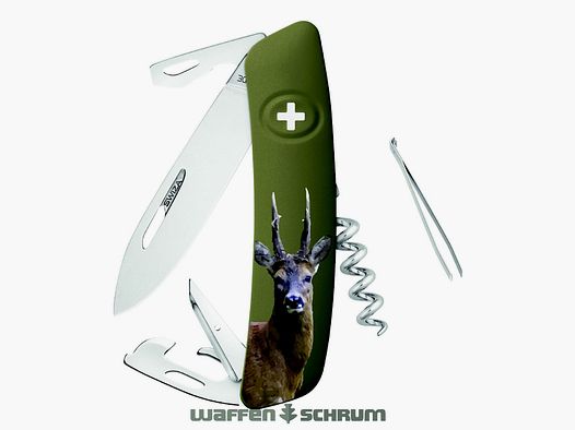 Swiza Klappmesser D05 Rehbock Klingenlänge: 7,5cm - Stahl 440 Klingensperre