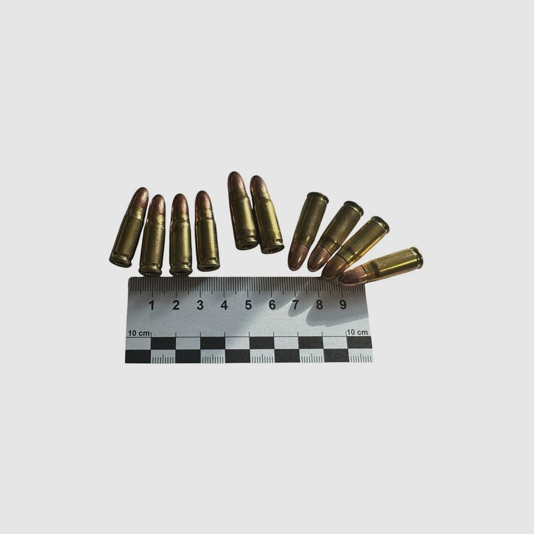 10 pièces de décommissionnement 7,62×25 Tokarev – ogive pleine sans amorce