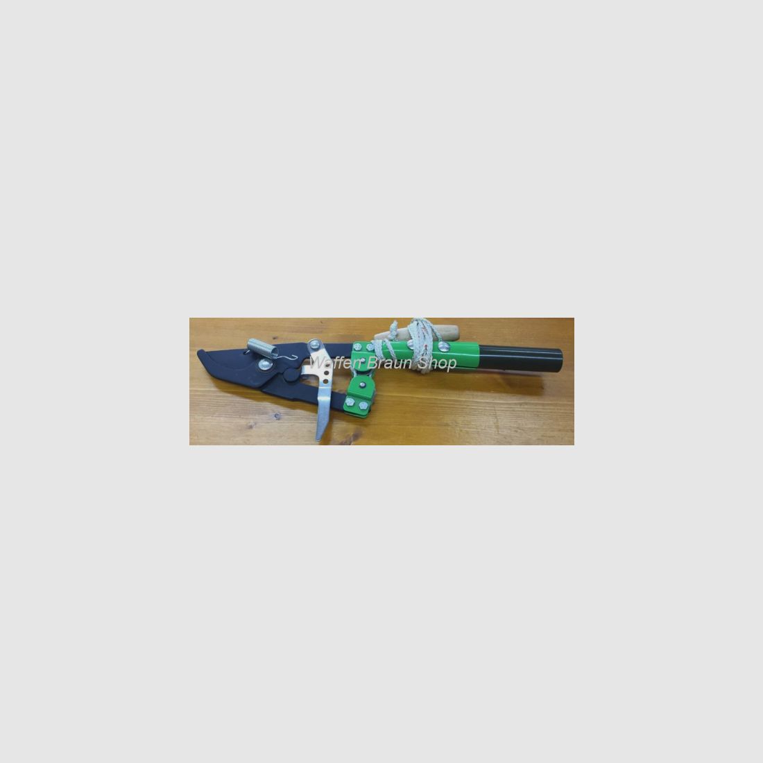 Telescopic branch cutter without handle with rope pull Black/ Green 45 cm