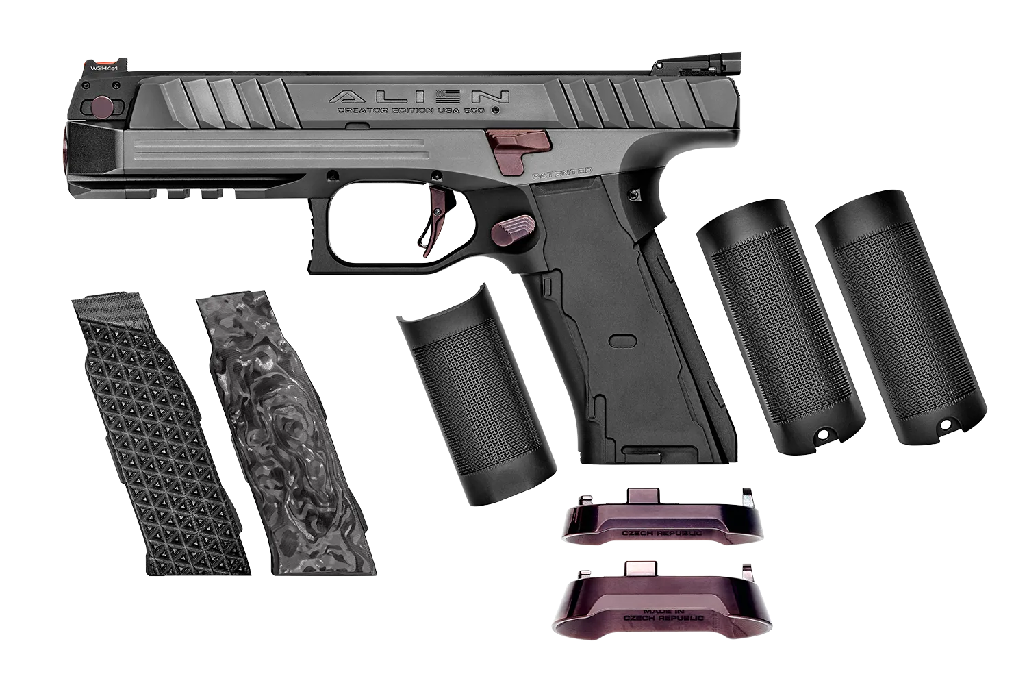 Pistola LAUGO Arms ALIEN CREATOR USA 500 Kit Completo » edizione limitata » N°132/500, immagine 6 di 13
