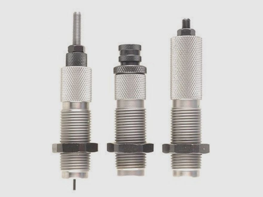 RCBS .480 Ruger / .475 Linebaugh set di matrici a lunghezza intera 3 pezzi con roll crimp #35208