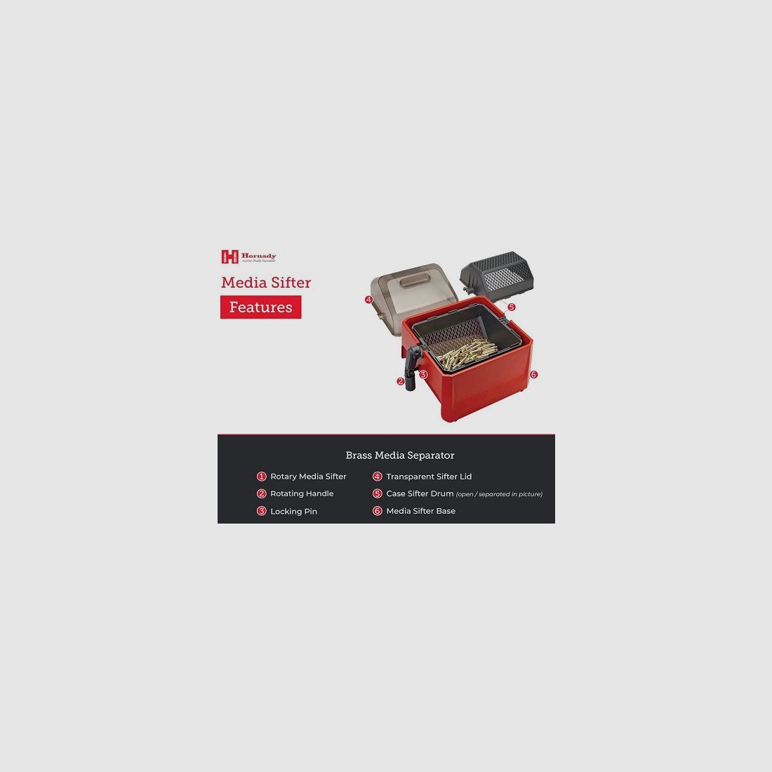 Hornady Rotary Media Sifter Case Separation #50207