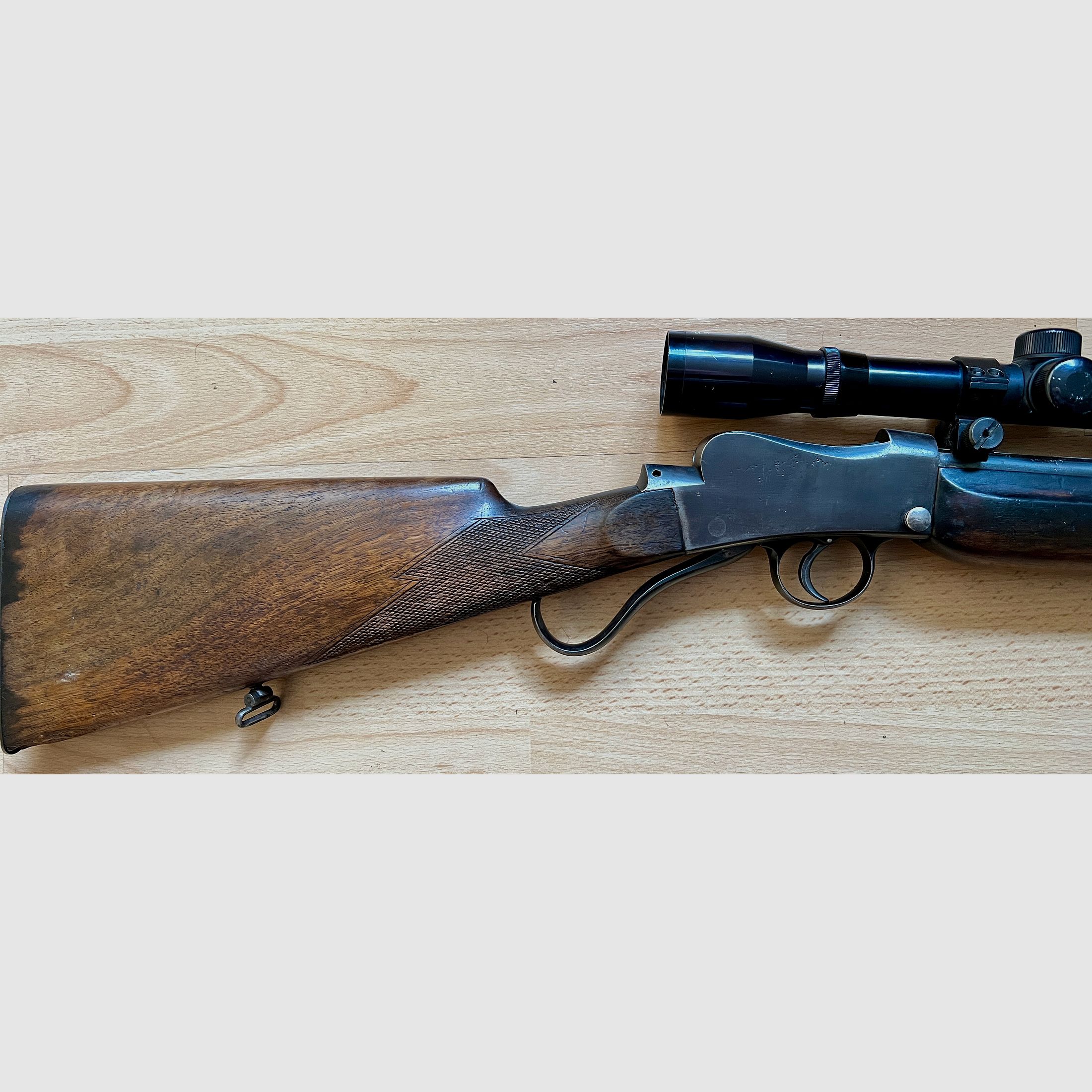 Weihrauch HWZ 21 .22lr geweer., Martini Rolling Block systeem, zeldzaamheid, antiek, (ideaal ook voor Zella Mehlis verzamelaars)