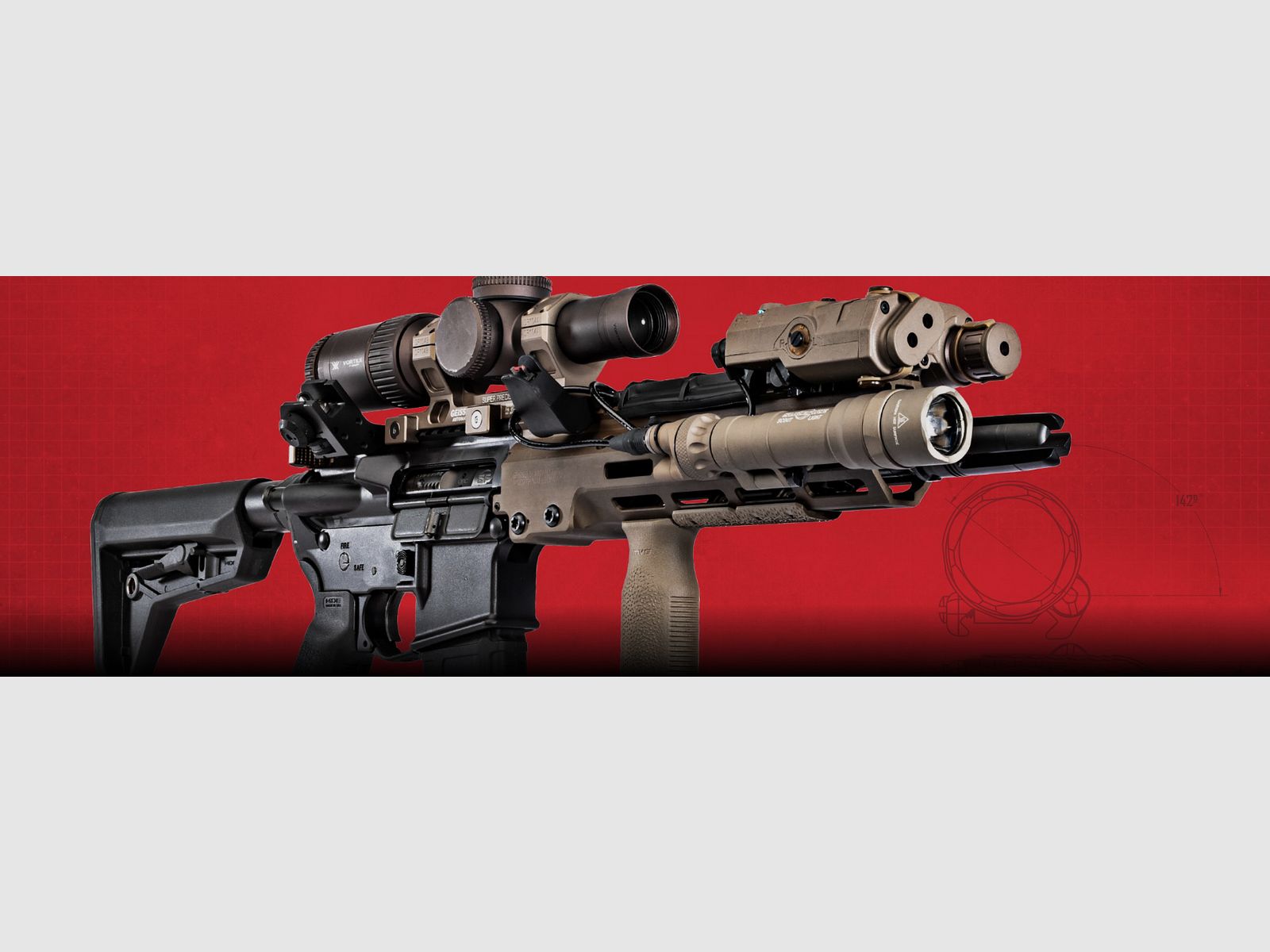 SUREFIRE M340V-TN-PRO MINI INFRARED SCOUT LIGHT® PRO 3-Volt w/ Z68 Tailcap, Bild 3 von 4