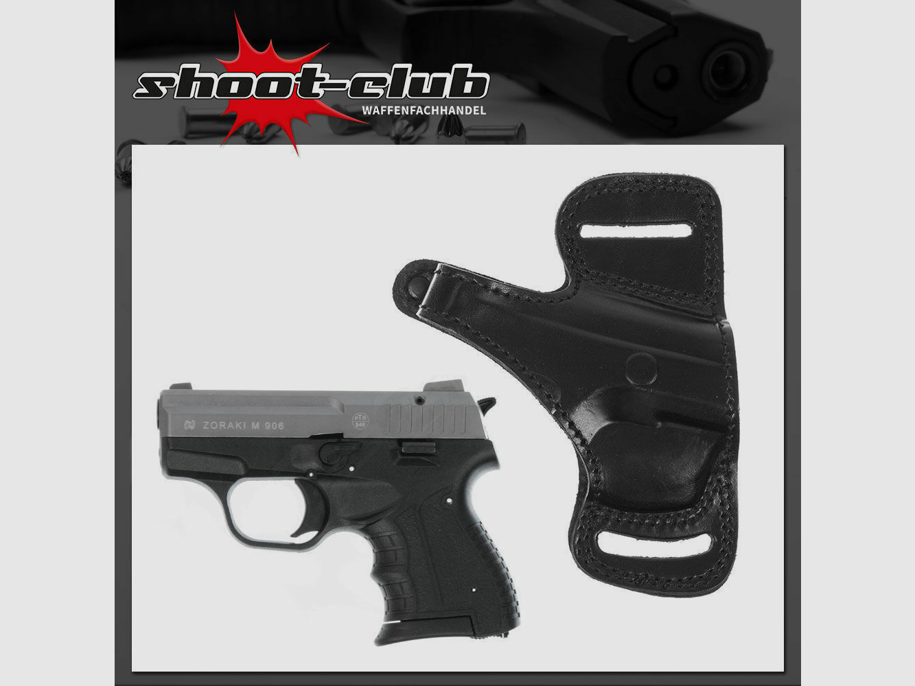 Divers Zoraki 906 schreckschuss set ''klein wapenbewijs''