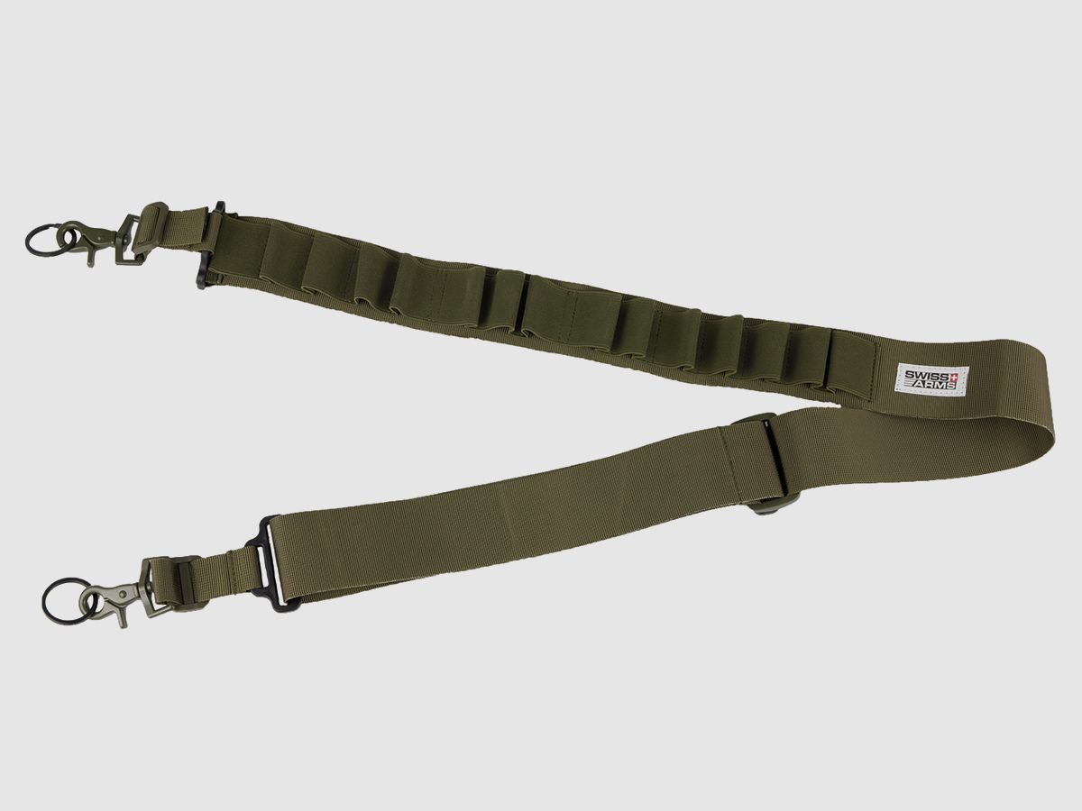 Swiss Arms Gewehrgurt für Shotguns 2-Punkt OD Green