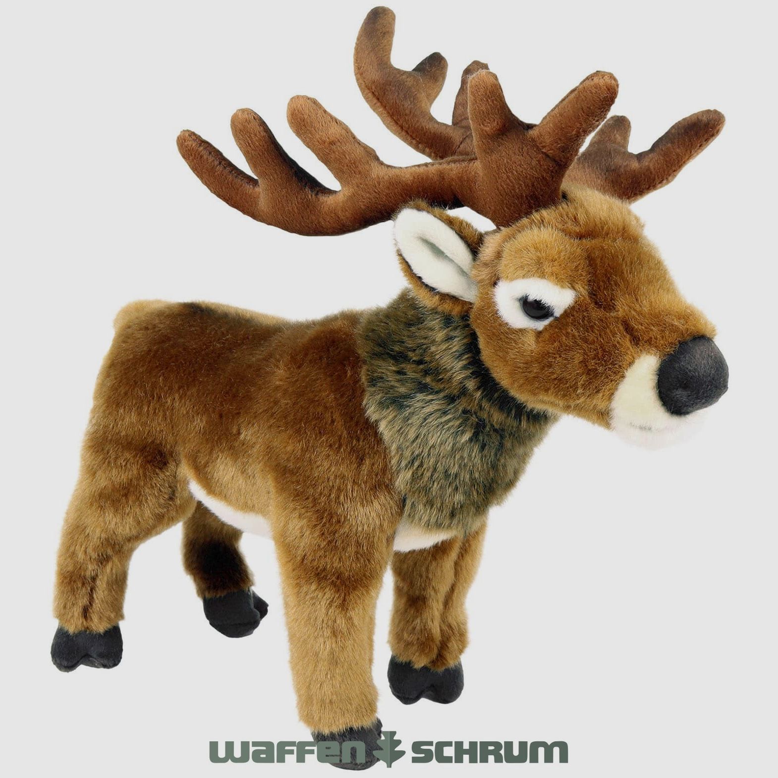 AKAH Peluche Cerf élaphe 30 cm