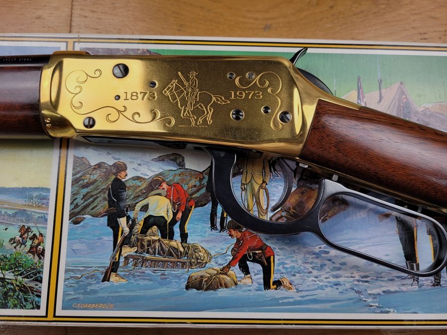 Very nice Winchester commemorative – "RCMP Centennial 1873-1973" – Musket 1894 – 9,500 ex. – 30-30 Win – Original box – Perfect condition, image 13 of 24