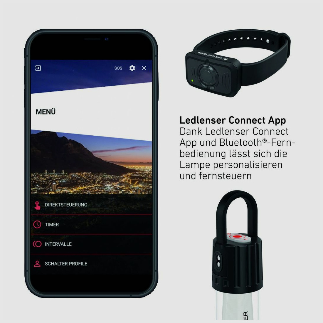 Led Lenser ML6 Connect WL Scatola Finestra Nera