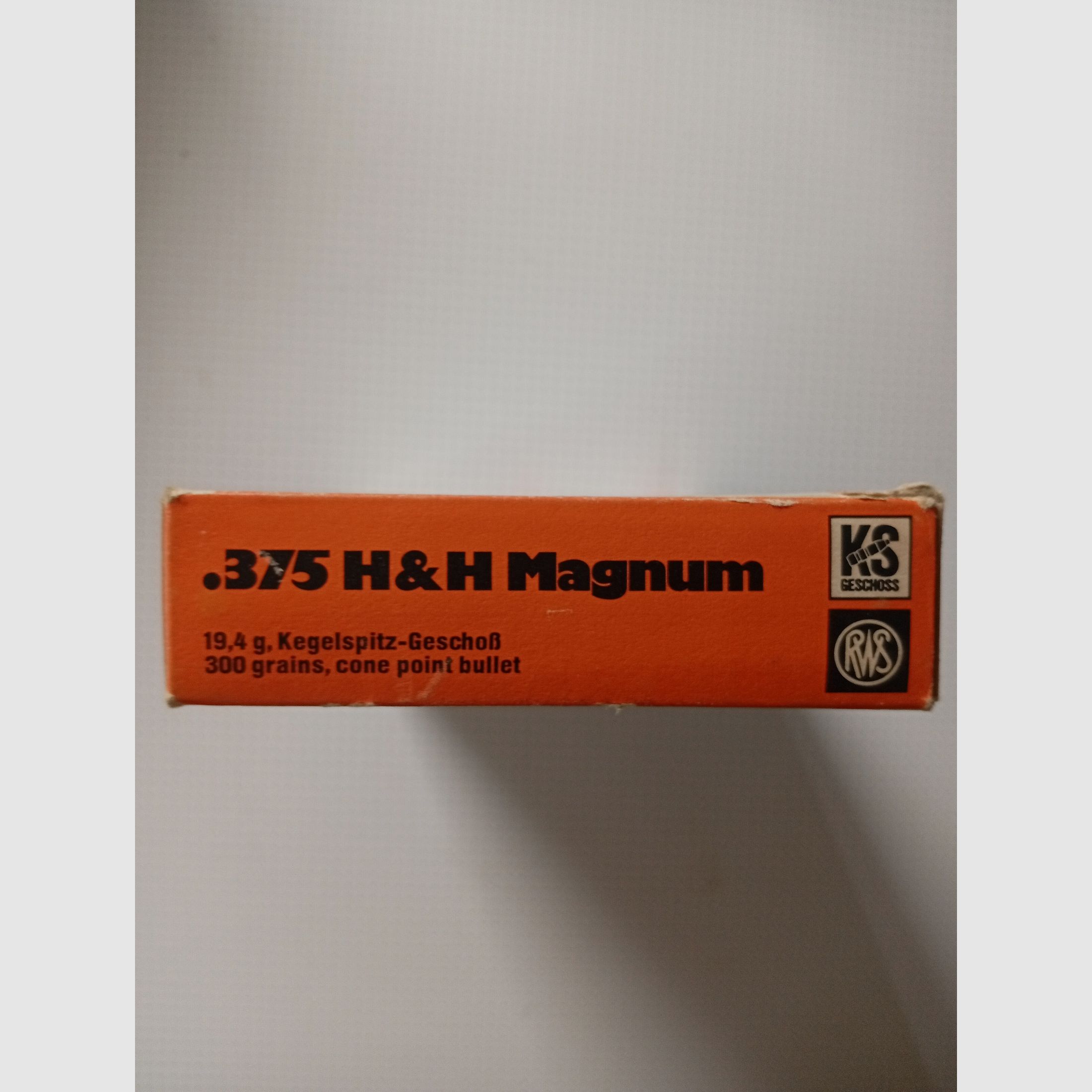 .375 H&H Mag cartridge