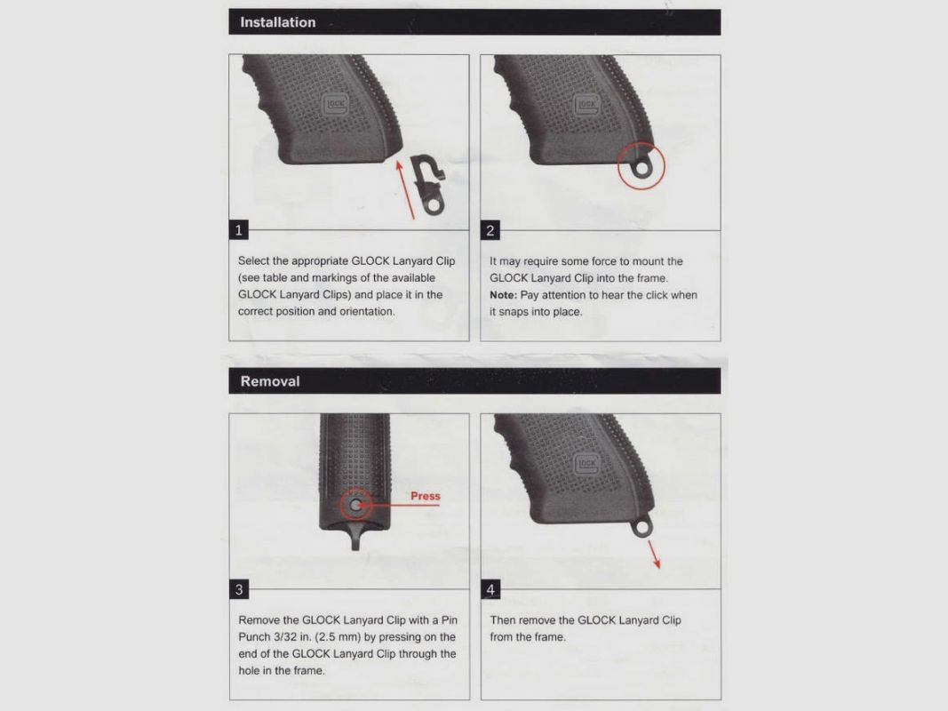 Griffstopfen GLOCK GEN4/5 für Sicherheitsleine, Bild 6 von 6