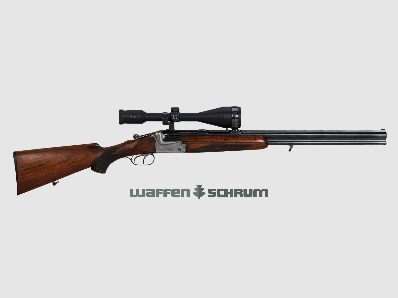 Fortuna Suhl Mod. 210  , ZF Swarovski Habicht 3-12x56 Abs. 4 LP, SEM, 12/70-7x57R