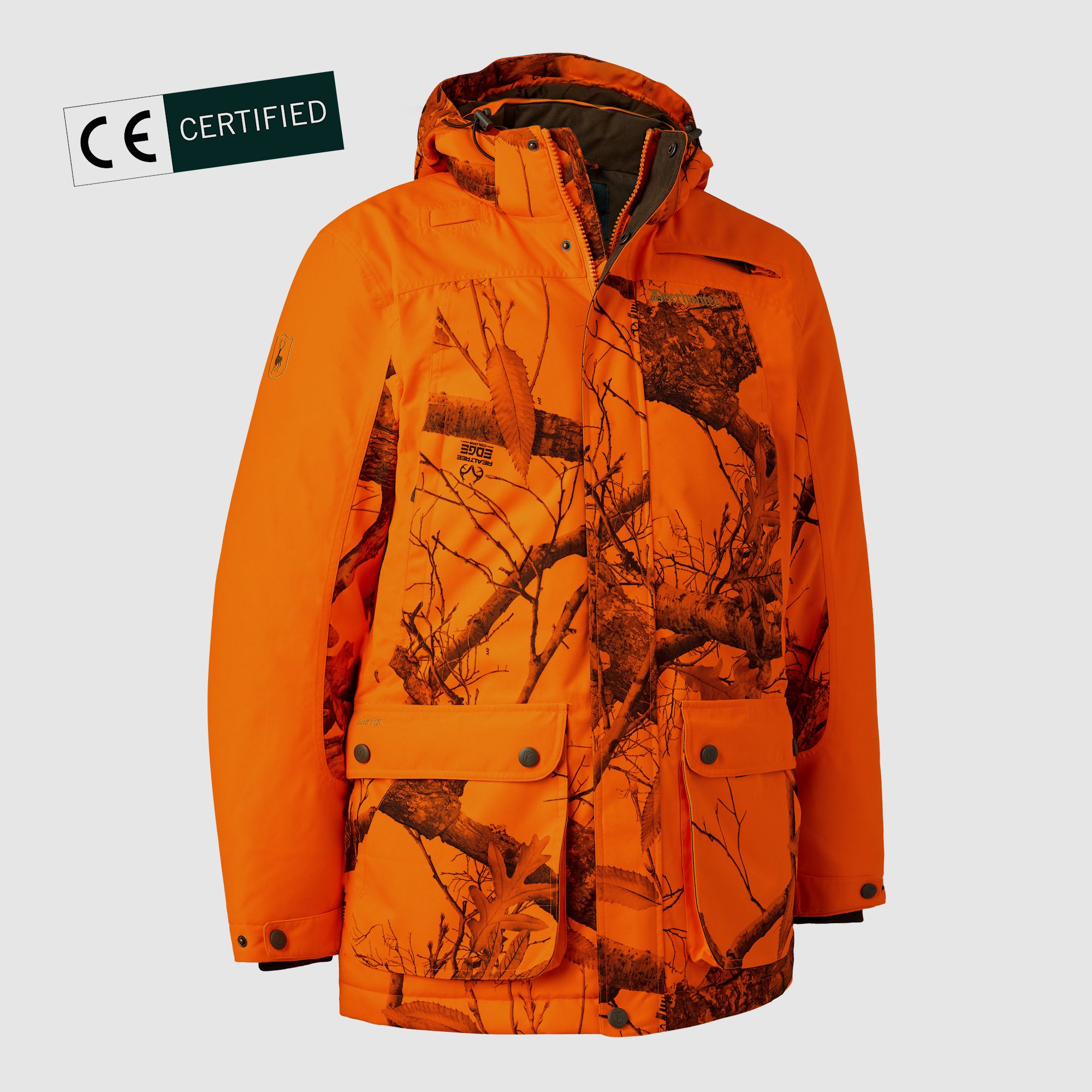 Deerhunter Eagle Winter Jacket Men Realtree Edge® Safety Orange 58