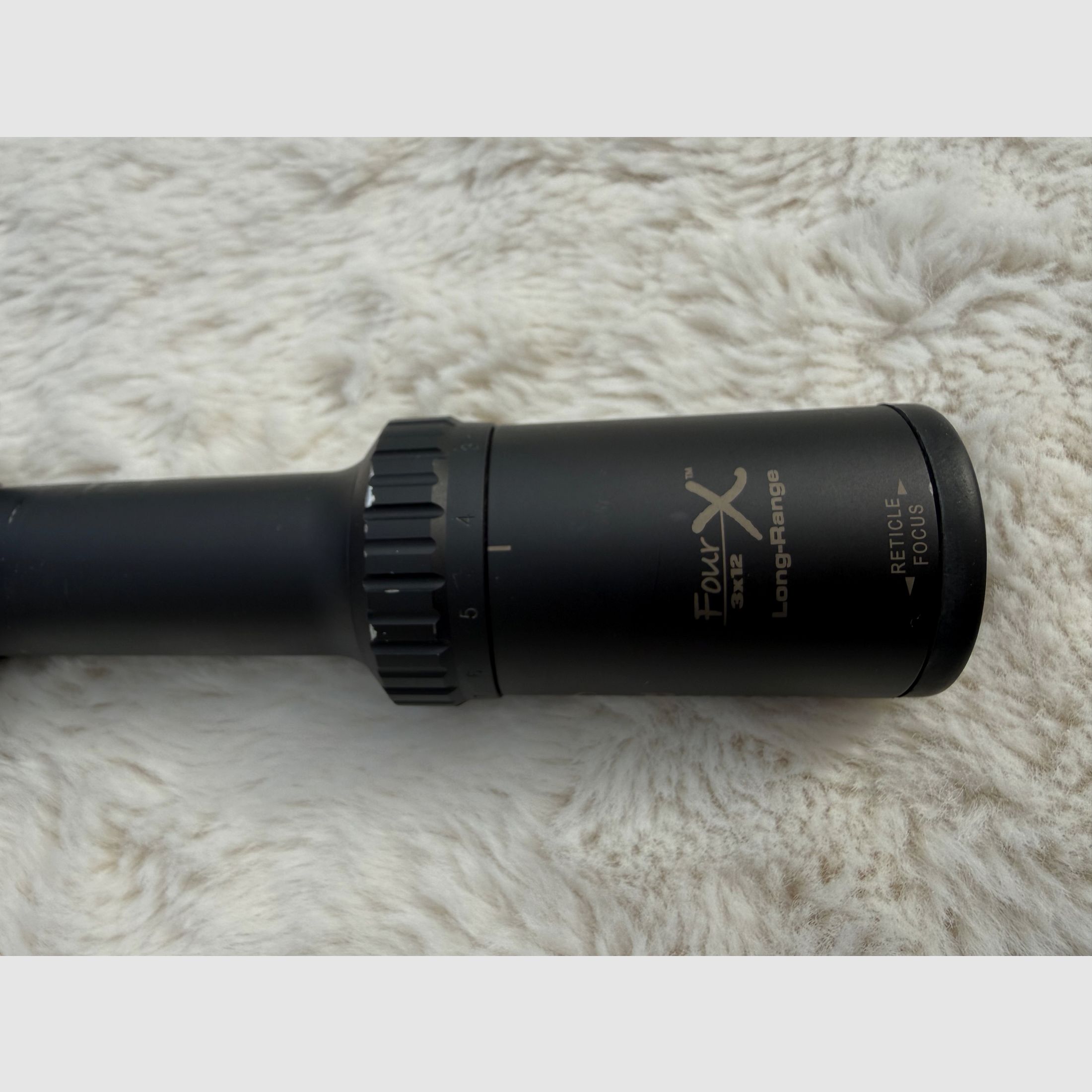 Burris FourX 3-12x56 Long Range – verlicht kruis 4A – ballistieke toren – 30 mm, afbeelding 1 van 6