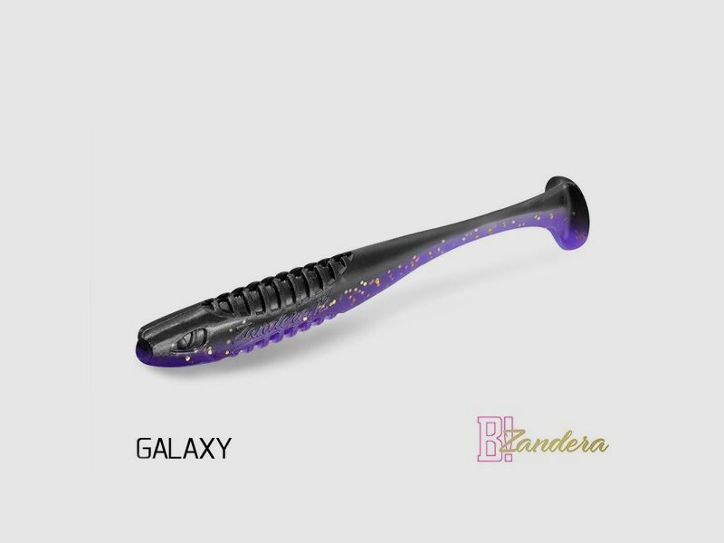 Groß-Set - Gummiköder Delphin ZANDERA FlexiFLOAT UVs 12cm - 30 Stück - Farbe GALAXY