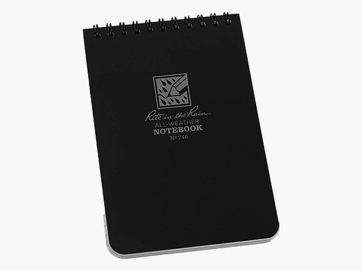 Rite in the Rain Spiral Notebook black No. 746