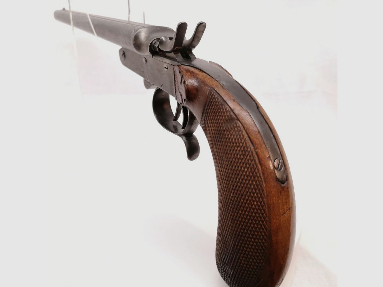 Belgijskie Tuck Away Mark 403, ekstremalnie rzadki, belgijski podwójny pistolet.