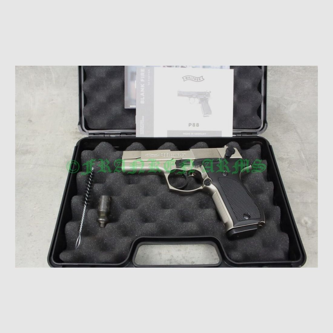 Walther P88 Compact 9mm P.A. vernickelt